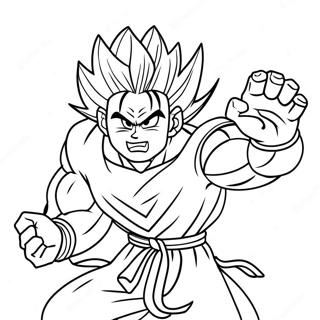 Gohan Beest Kleurplaten