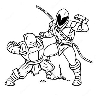 Scorpion Vechtend Tegen Sub Zero Kleurplaat 100422 39020