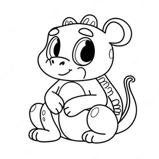 Kleurplaat Ugga Crood Zorgzaam 100601-39161