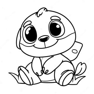 Schattige Lilo Met Stitch Kleurplaat 1008-2419