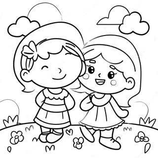 Dankbare Kinderen Kleurplaat 101267-39669