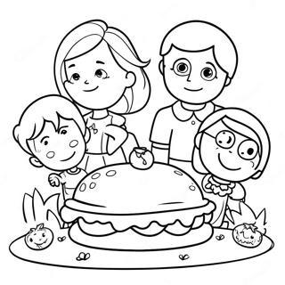 Dankbare Kinderen Kleurplaat 101267-39777