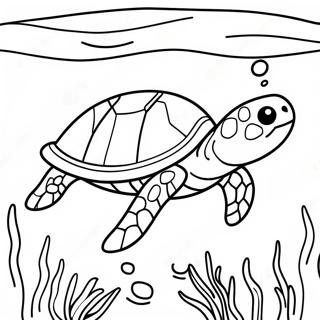 Blije Zeewater Zwemmen Kleurplaat 101294-39700