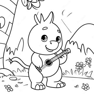 Kleurplaat Van De Backyardigans 101469-39935