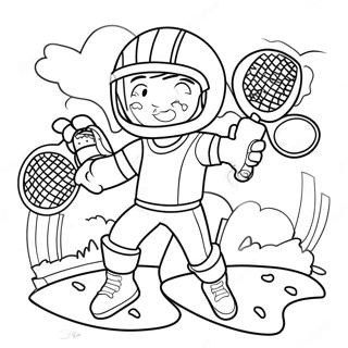 Kleurplaat Van Spannende K 12 Sportactiviteiten 101525-39990