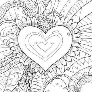 Kleurplaat Van Zelfacceptatie Hart 101884 40261