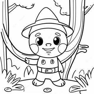 Sandy Cheeks In Een Boomhut Kleurplaat 102015-40370