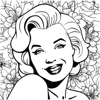 Marilyn Monroe Kleurplaten