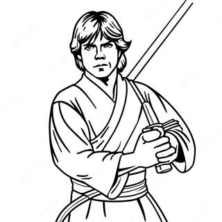 Luke Skywalker Kleurplaten