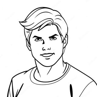 Ken Met Vuurbal Kleurplaat 102245 40545