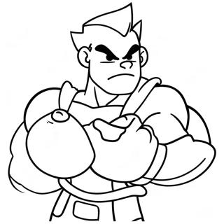 Guile Met Sonic Boom Kleurplaat 102246 40549