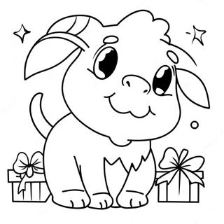 Kerstdieren Kleurplaat 102371-40635