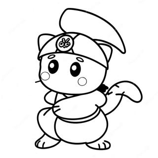 Mitsuri In Actiehouding Kleurplaat 102425-40681