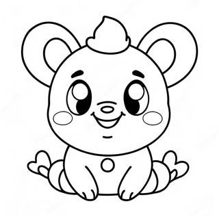 Schattige Mitsuri Die Glimlacht Kleurplaat 102426-40685