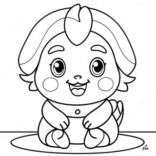 Schattige Mitsuri Die Glimlacht Kleurplaat 102426-40686