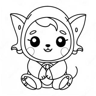 Schattige Mitsuri Die Glimlacht Kleurplaat 102426-40688