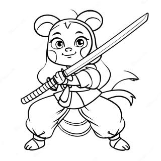 Mitsuri Met Haar Katana Kleurplaat 102427 40690