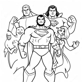 Shazam En Vrienden Kleurplaat 102788-40971