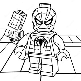 Spiderman Lego Kleurplaten