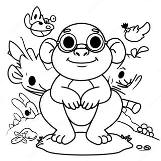 Zuma Met Vrienden Kleurplaat 103174-41271