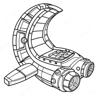 Leuke Lego Steen Ruimtevaartuig Kleurplaat 103198-41288