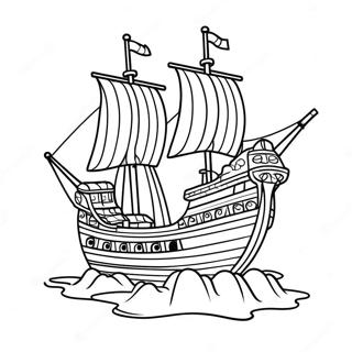 Avontuurlijke Lego Steen Piratenschip Kleurplaat 103199-41289