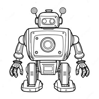 Stoom Aangedreven Robot Kleurplaat 103224-41306