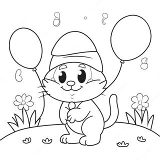 Smurf Kat Kleurplaten