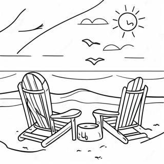 Romantische Stranddag Kleurplaat 103609-41603