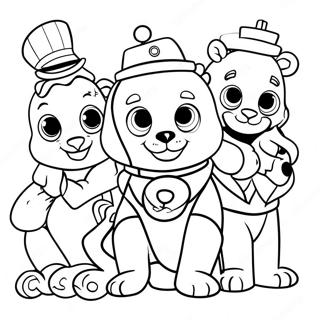 Jax Met Vrienden Kleurplaat 103919-41843