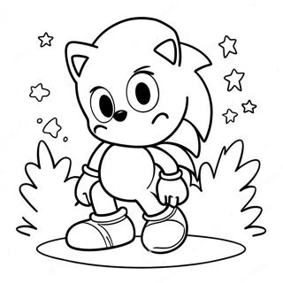 Sonic In Een Winter Wonderland Kleurplaat 104049-41950