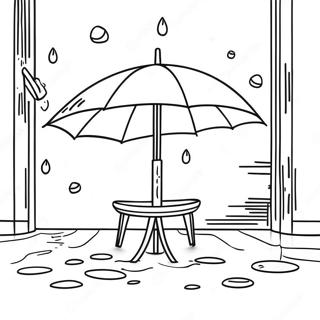 Regenachtige Dag Kleurplaat 104074 41965