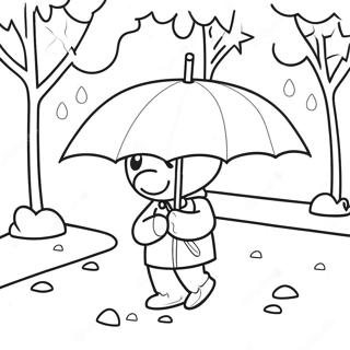 Regenachtige Dag Kleurplaat 104074 41966