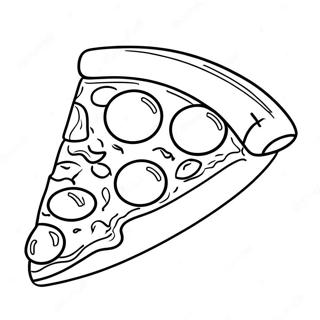 Heerlijke Pizza Punt Kleurplaat 10411-2017