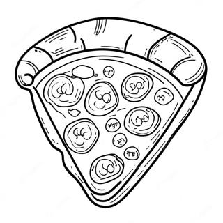 Heerlijke Pizza Punt Kleurplaat 10411-2020