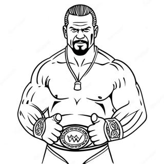 Wwe Kleurplaat 104353-42175