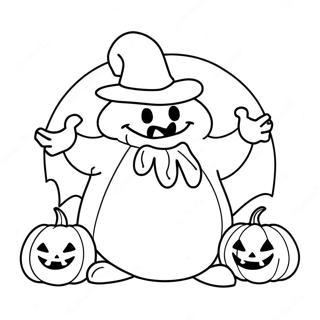 Oogie Boogie In Een Jack O Lantern Kleurplaat 104510-42307