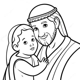 Baby Mozes Met De Dochter Van De Farao Kleurplaat 104562-42349
