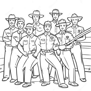 Ffa Leden In Actie Kleurplaat 104586-42363