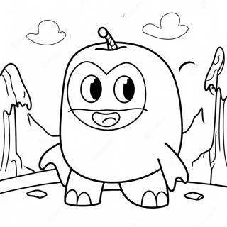 Avontuurlijke Om Nom Op Reis Kleurplaat 104974 42671