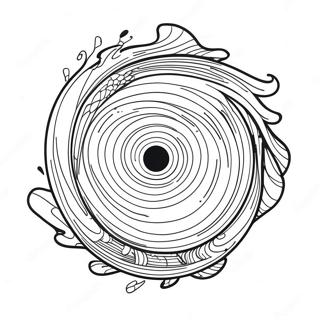 Draaiende Melkweg Zwart Gat Kleurplaat 105153 42805