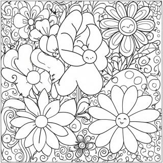 Fantastische Wij Houden Van Jou Bloemen Kleurplaat 105281-42922