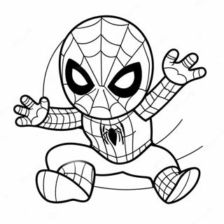 Baby Spiderman Kleurplaat 105536-43106