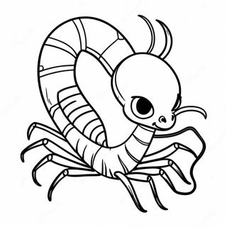 Cartoon Schorpioen Kleurplaat Kleurplaten