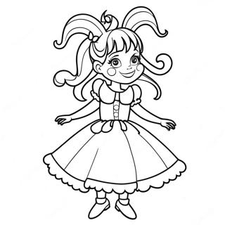 Cindy Lou Who In Feestelijke Outfit Kleurplaat 106439 43811