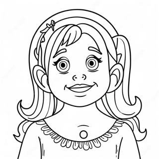 Cindy Lou Who Zingen Kleurplaat 106441 43818