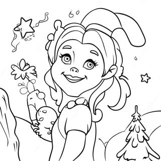 Cindy Lou Who Met Whoville Vrienden Kleurplaat 106442 43822