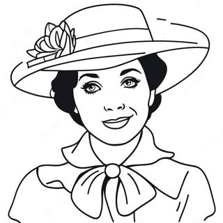 Mary Poppins Kleurplaten