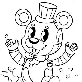 Kleurplaat Van Funtime Freddy Sister Location 106694-44012