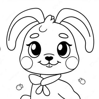 Kleurplaat Van Bonnie Het Konijn In Sister Location 106696-44017